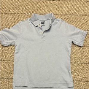 Lands' End Kids Light Blue Polo Shirt XS (4-5years)